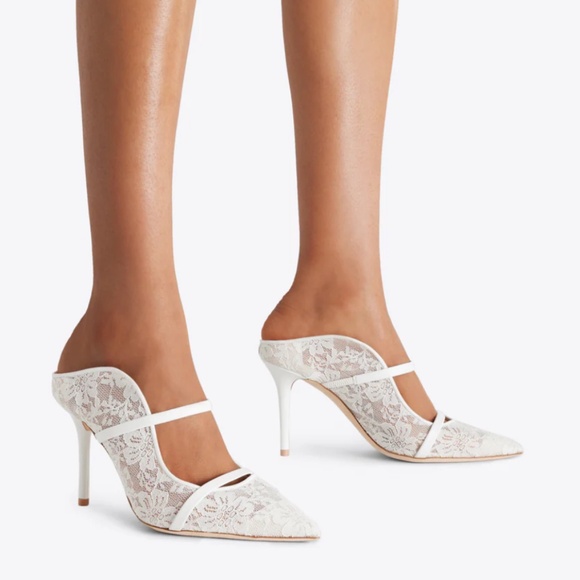 BNIB Malone Souliers Maureen Floral Lace Mules - Picture 1 of 6